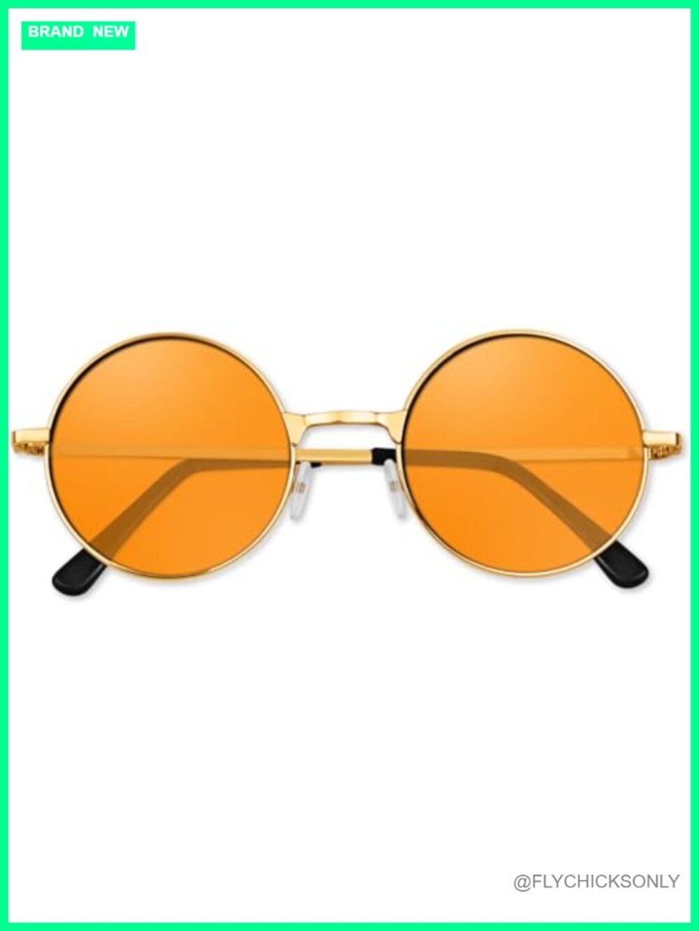 Hippie Round Sunglasses Retro 60s 70s Party Costume Eyewear